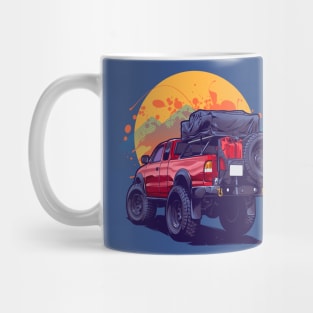 Adventure Car Illustration Mug